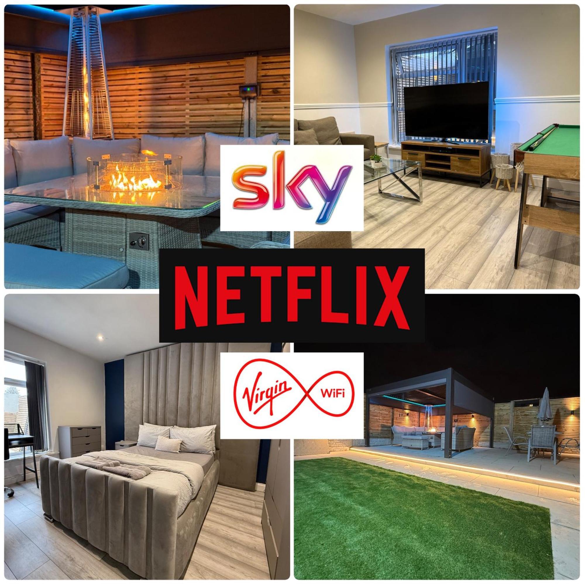 5 Bed Town House Within City Centre And Sleeps Up To 11 With Sky And Netflix Birmingham Exterior foto